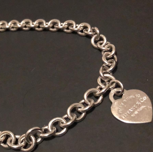 Tiffany Heart Tag Necklace - Picture 2 of 5